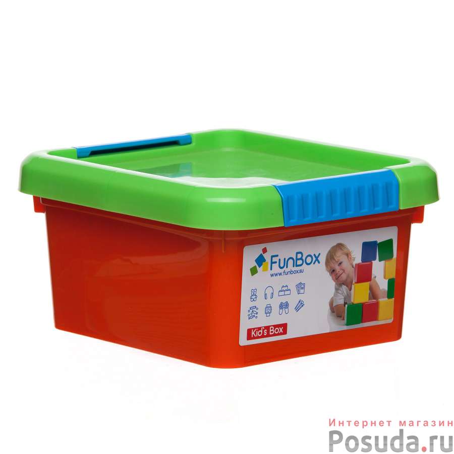 Ящик для хранения Kid's Box 2л в асс.