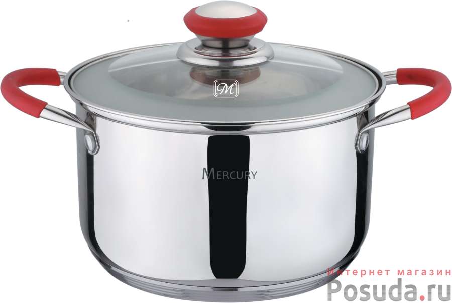 Кастрюля с крышкой "Mercury", MC - 6004 2,5 л 18 см