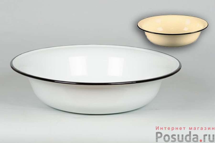 Таз эмал. 16,0л без рисунка (С43026, С43026.П)