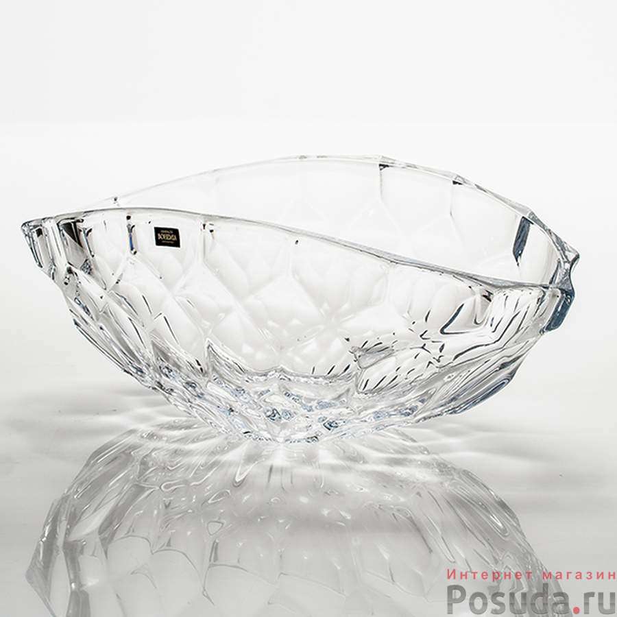 Ваза для фруктов Crystalite Bohemia "Медовые соты", D=40,5 см