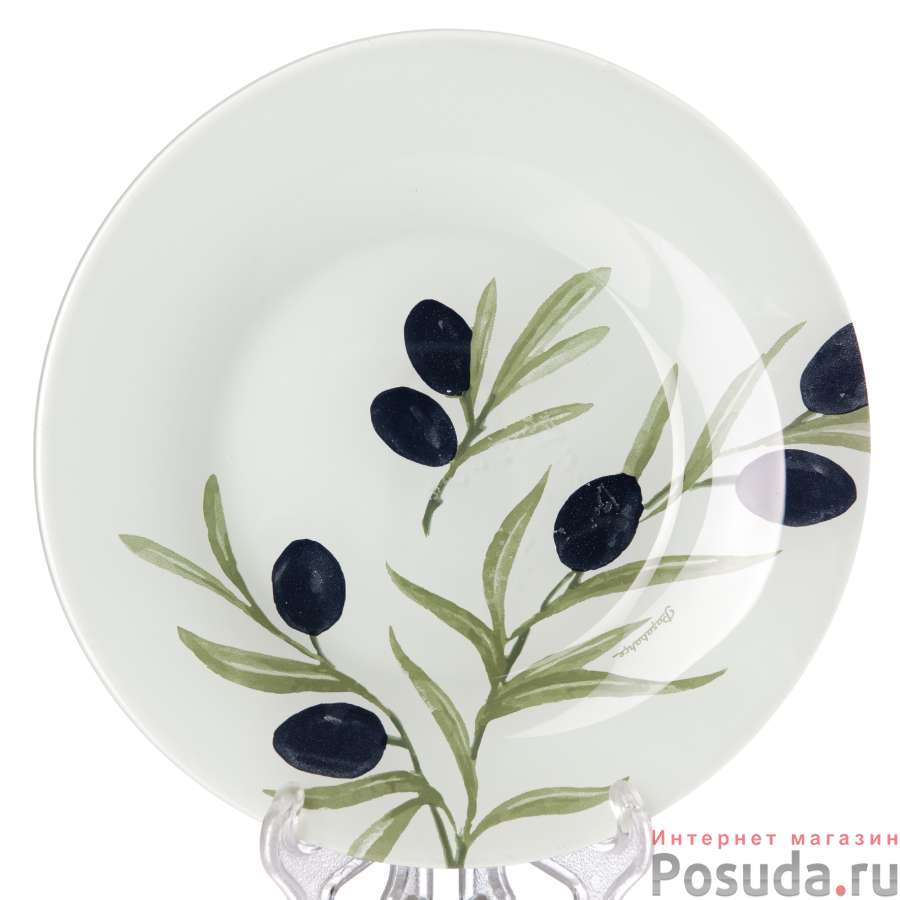 Тарелка закусочная (десертная) Pasabahce Oliva, D=19,5 см