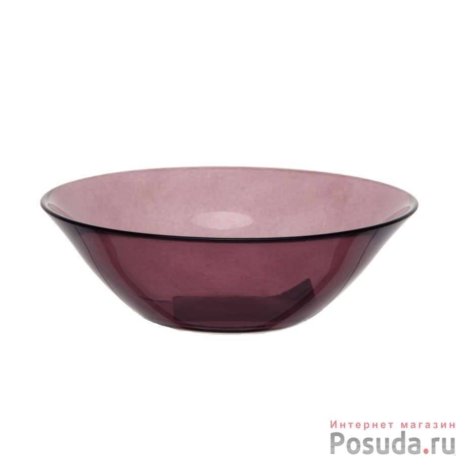 Тарелка глубокая 140 мм розовая