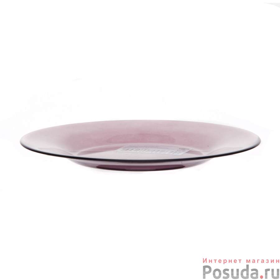 Тарелка 195 мм розовая