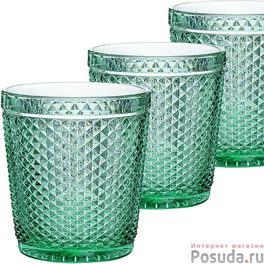 Набор стаканов 300 мл 6шт (цв. зеленый) LR