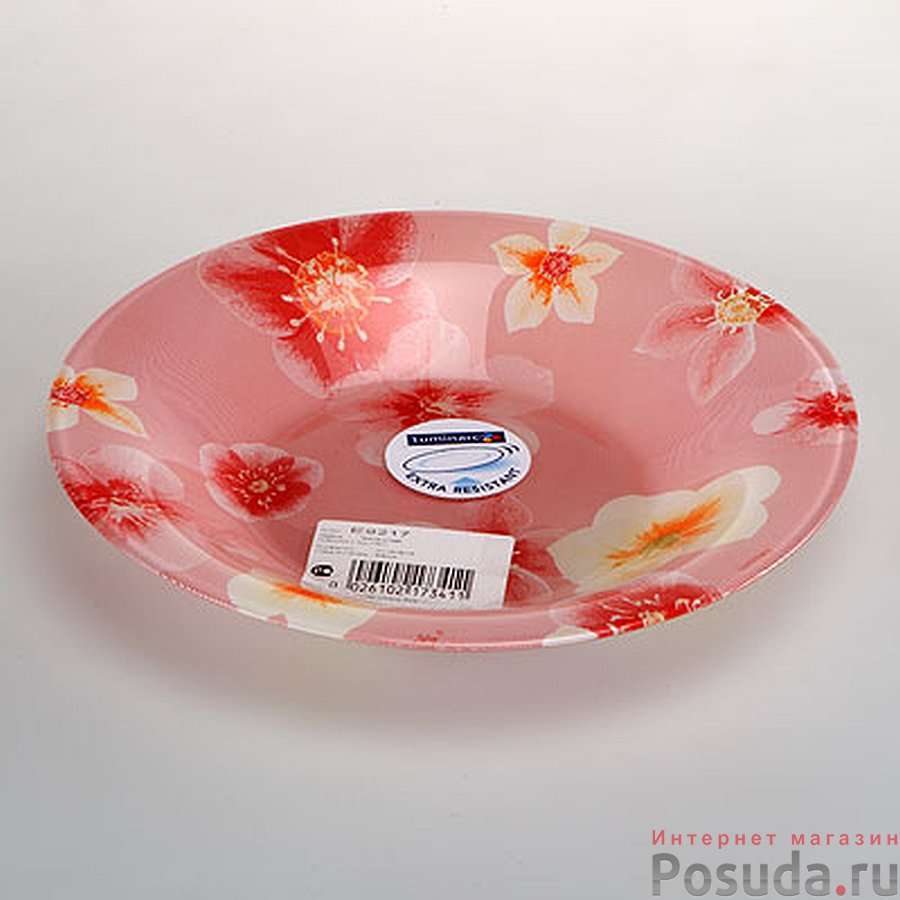 Тарелка суповая Luminarc Poeme Rose, D=21,5 см
