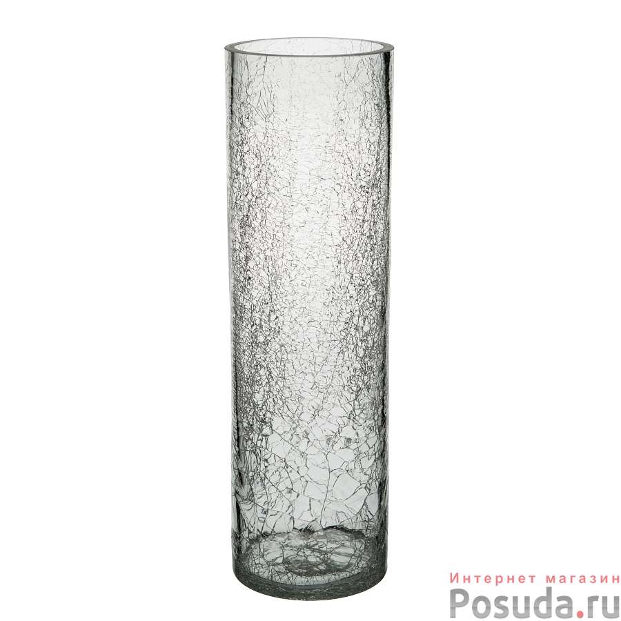 Ваза стеклянная 40 см d 12 см