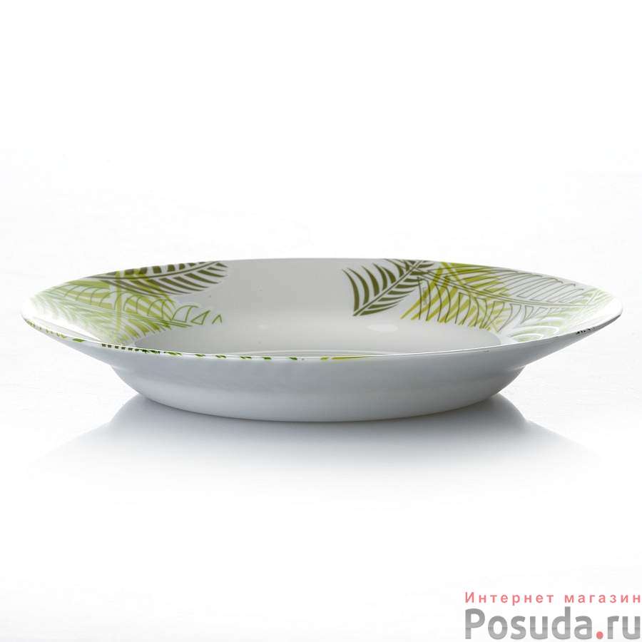 Тарелка столовая глубокая Luminarc Green Forest, D=22 см