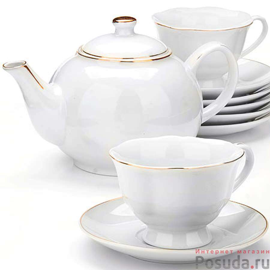 Чайный сервиз на 6 персон Loraine Classic, 14 предметов