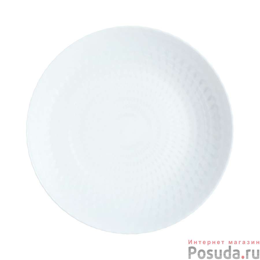 Тарелка суповая PAMPILLE WHITE 20см