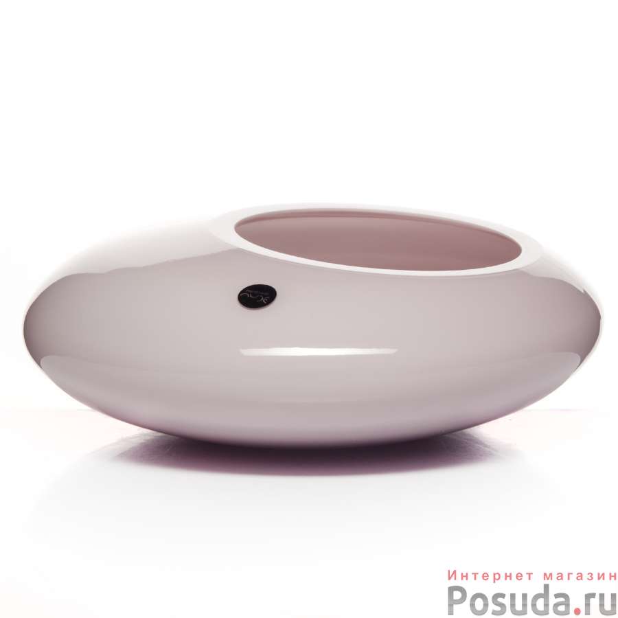 Ваза H=74 мм НЕЙКА (роз.опал) d-200 мм