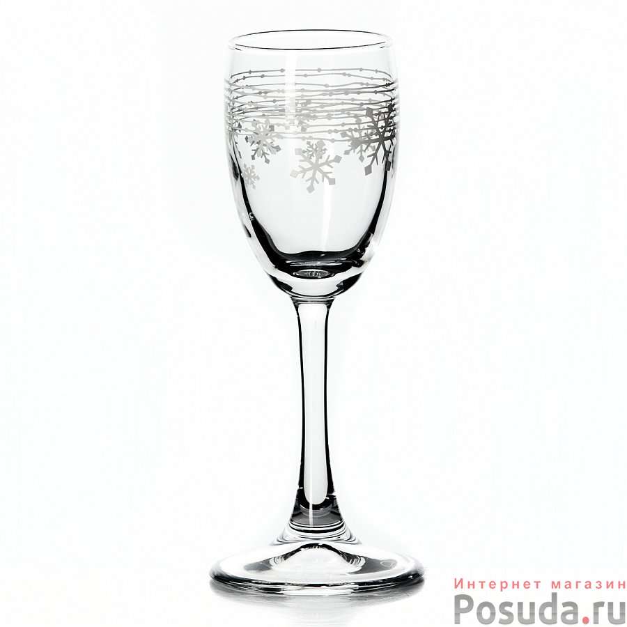 Набор рюмок 3 шт Pasabahce Snowflake, 60 мл