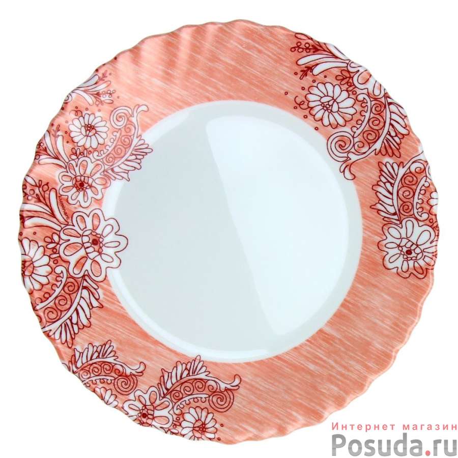 Тарелка закусочная (десертная) Luminarc Minelli Pink, D=19 см