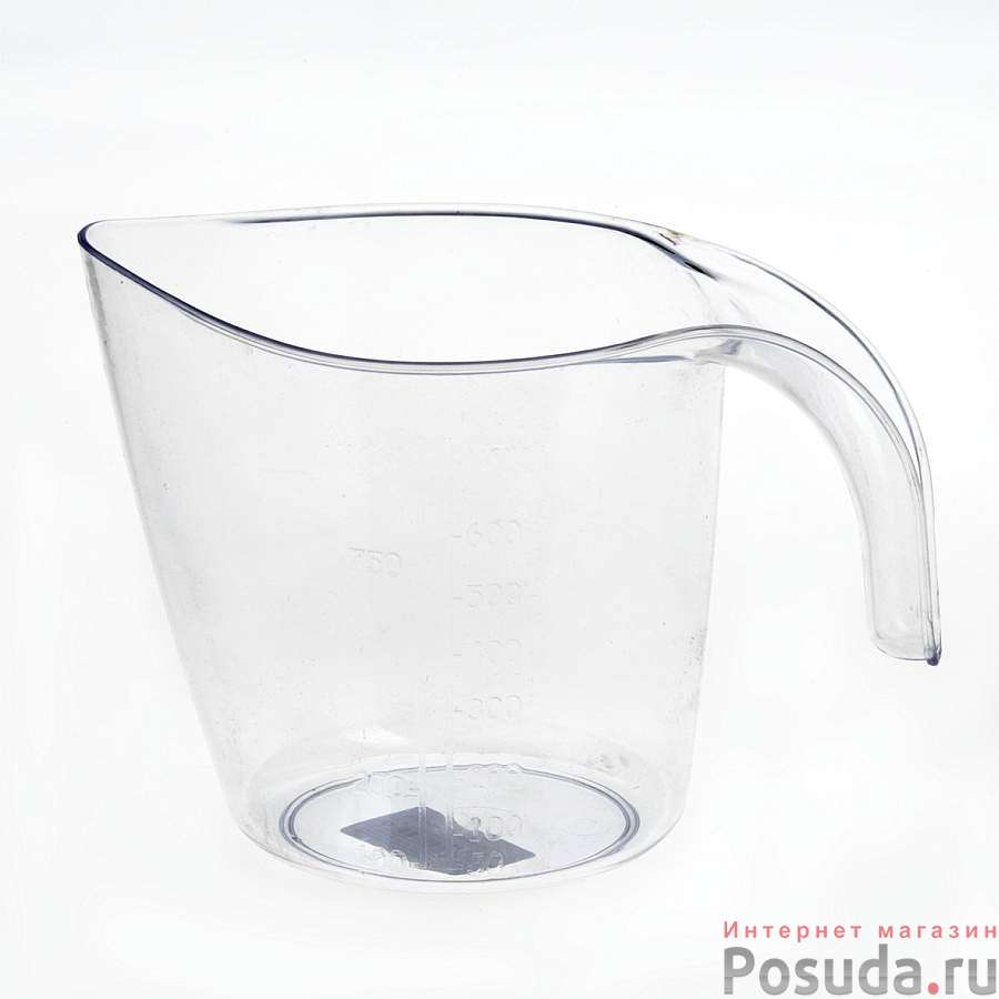 Кружка мерная, объем 1 л (цвет в ассортименте)