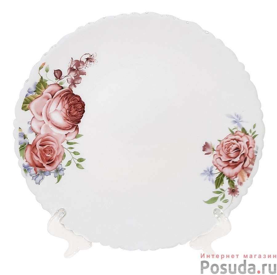 Тарелка обеденная "Розы" 24 см
