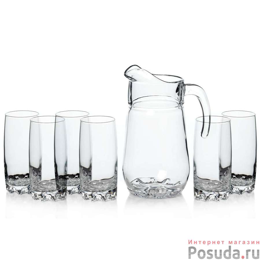 Набор СИЛЬВАНА (кувшин + 6 стаканов) Pasabahce