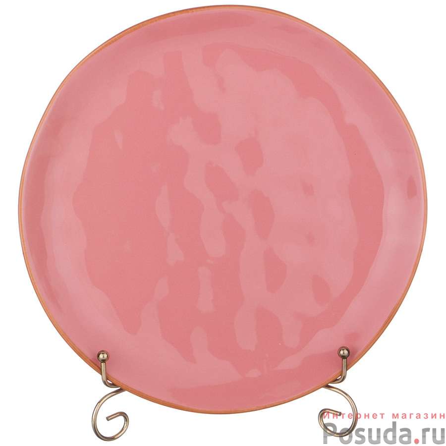 Тарелка обеденная Concerto диаметр 26 см розовый 