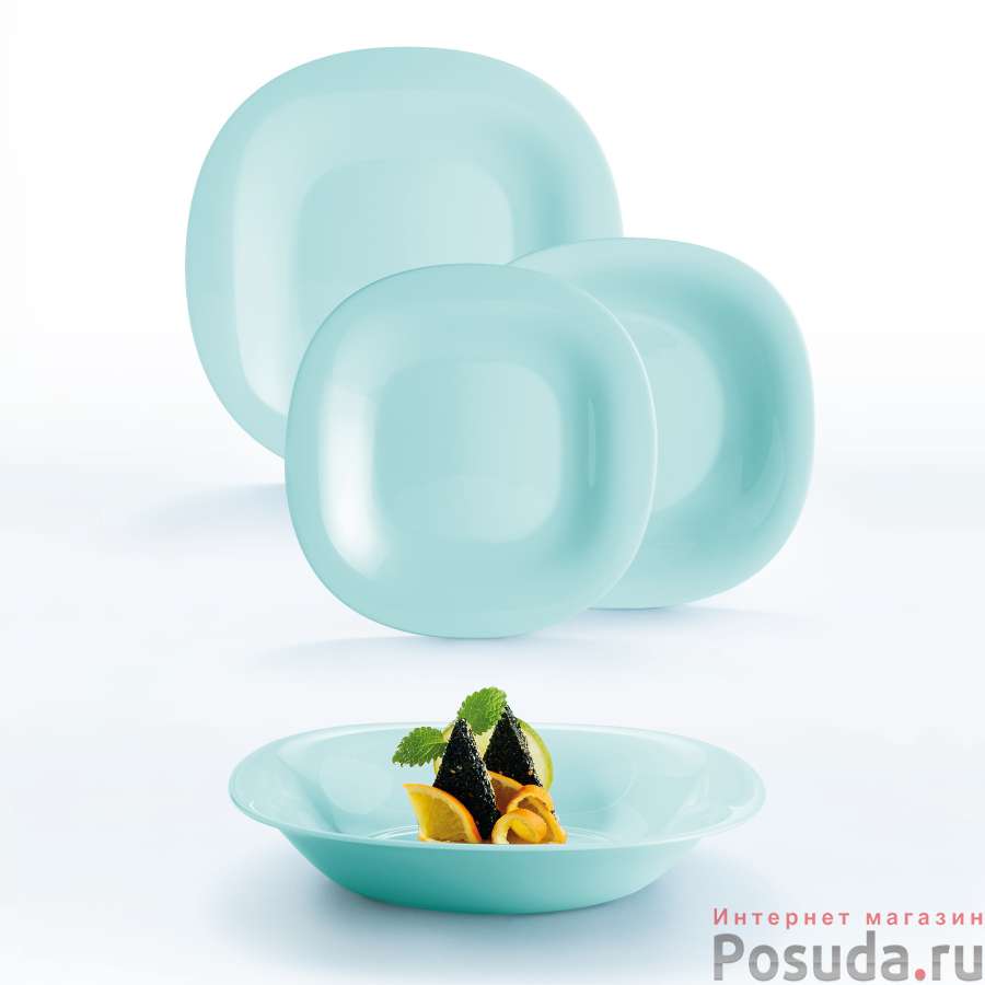 Столовый набор 18 предметов КАРИН ЛАЙТ ТЮРКУАЗ