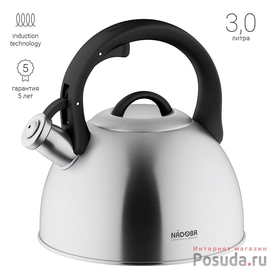 Чайник со свистком, 3 л IRMA