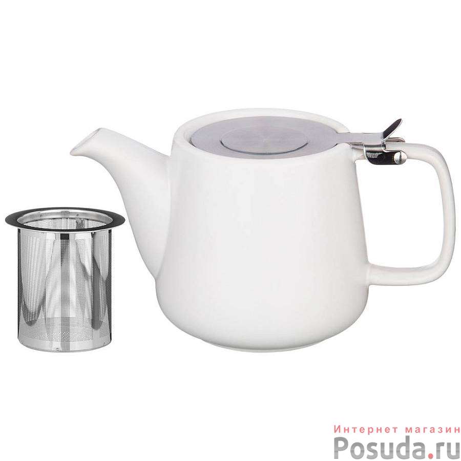 Чайник с металл.ситом и крышкой Velour 500мл, 19*8,5*10см 