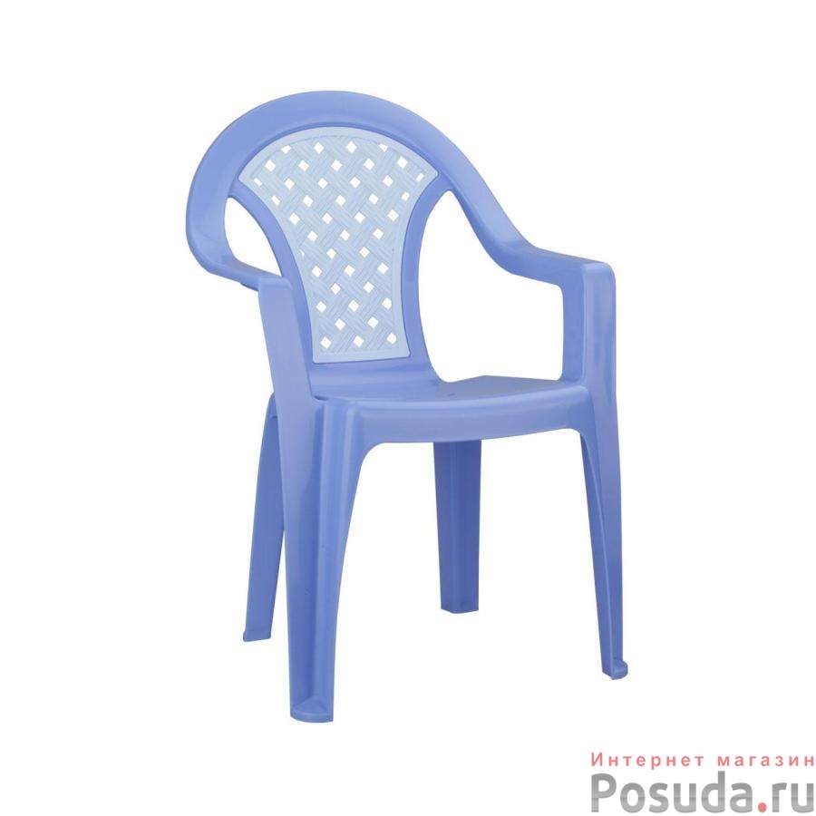 Кресло детское "Плетёнка" (синий)