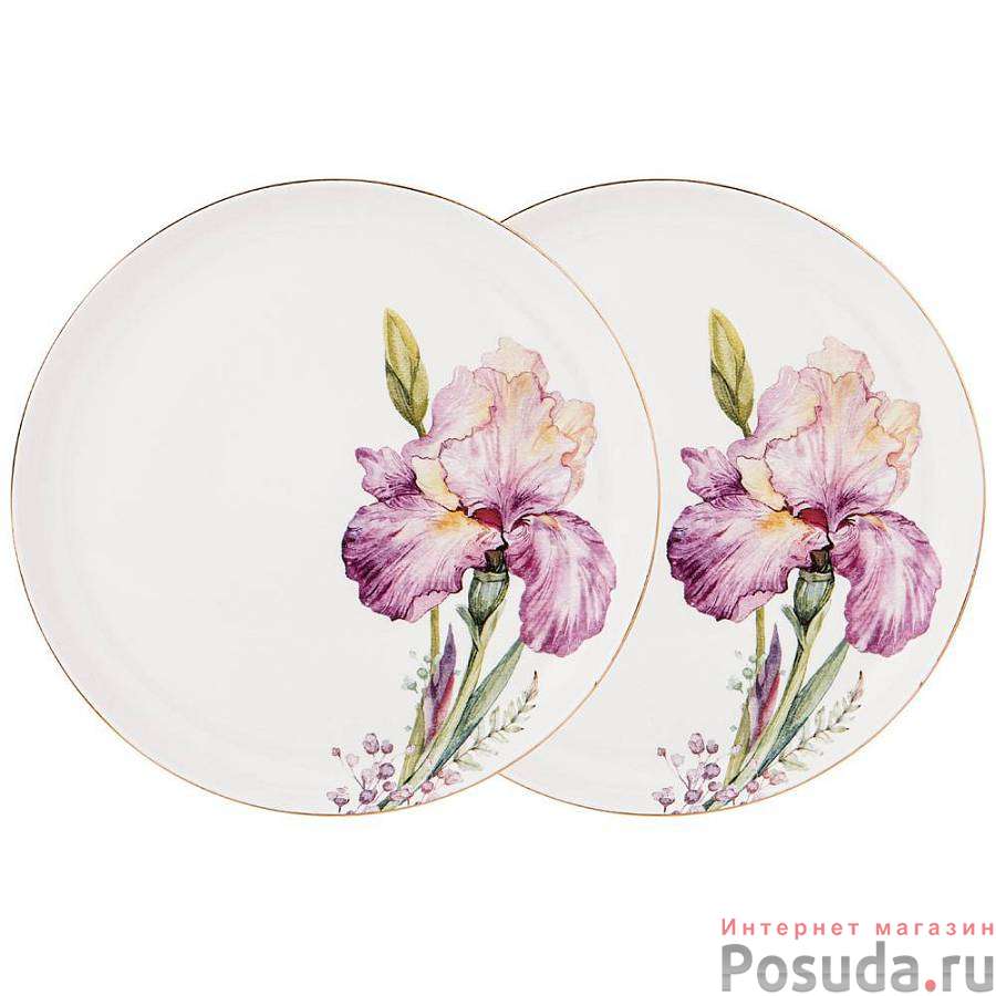 Набор тарелок обеденных lefard Iris 2 шт. 23 см 