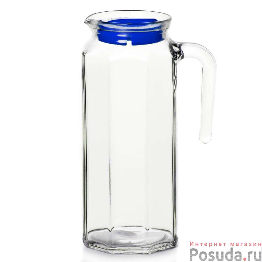 Кувшин КОШЕМ с голубой крышкой 1000 мл