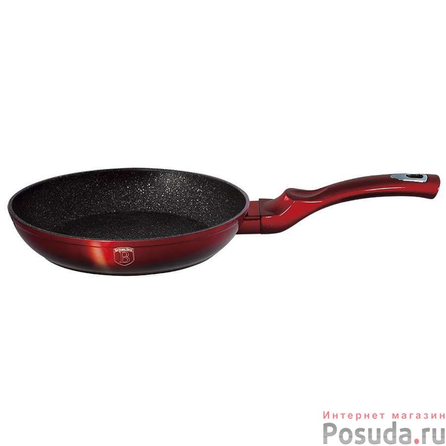 Сковорода 24 см Black-burgundy Metallic Line