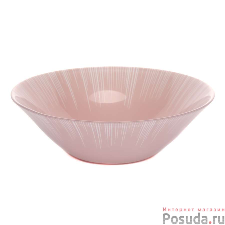 Салатник упроч.Pasabahce Фокус 162 мм розовый 2цв.(рис.29083)