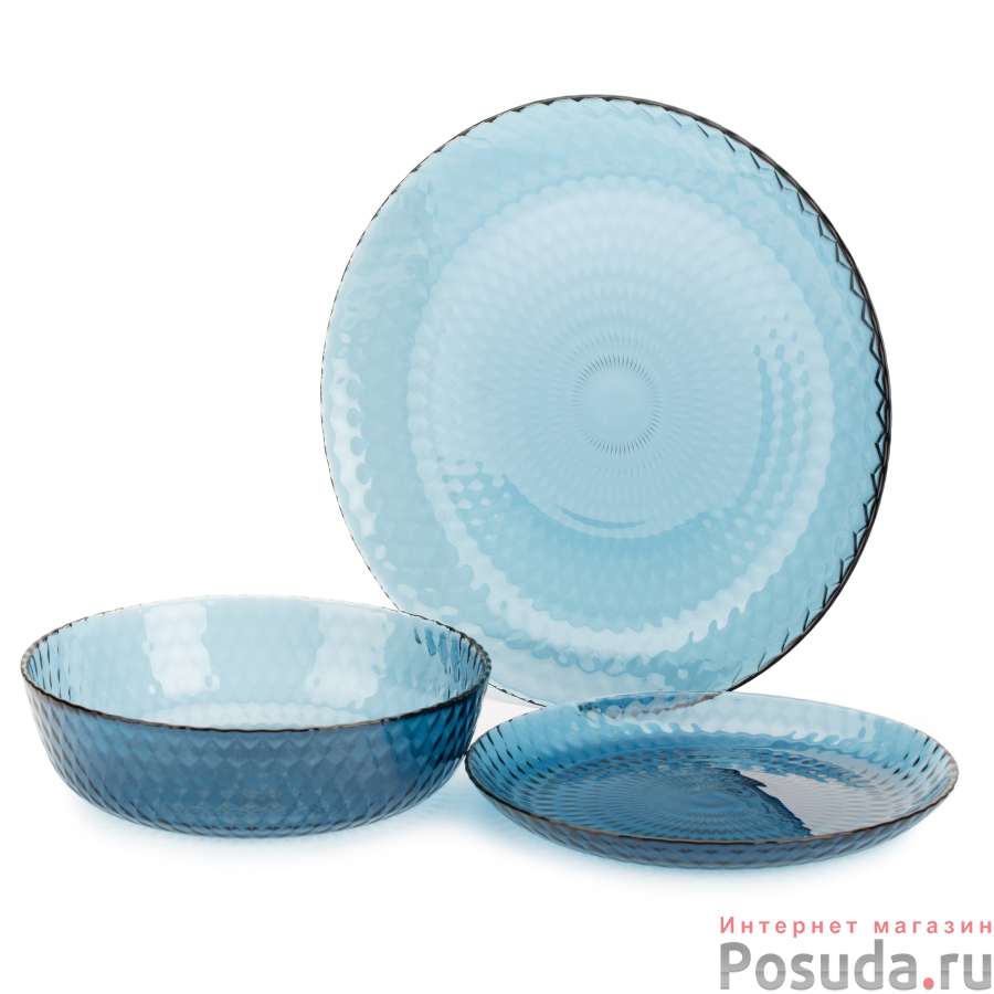 Столовый набор ИДИЛЛИЯ Лондон Топаз 18 пр