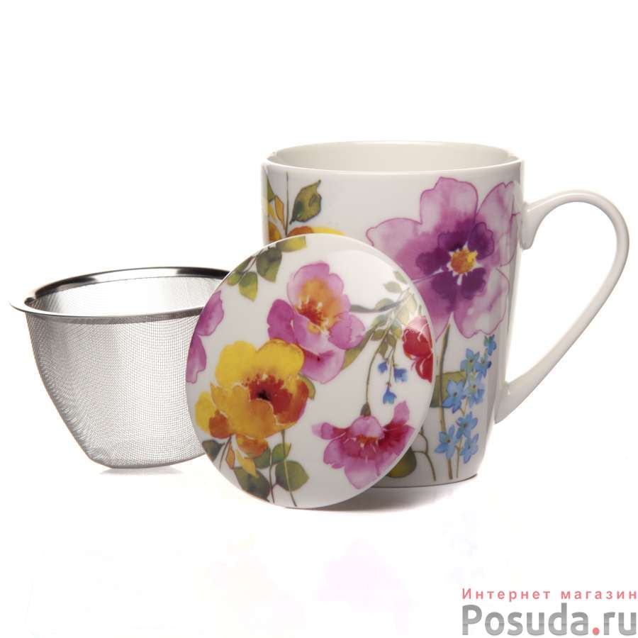 Кружка 300 мл с фильтром и крышкой