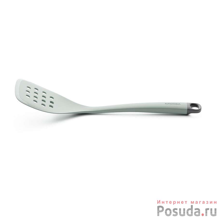 Лопатка кухонная силиконовая, перфорированная, NADOBA, серия Paulina