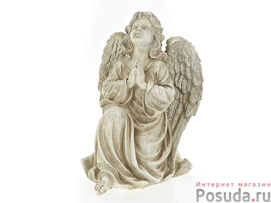 Фигура декоративная для сада "Ангел-Хранитель" 38*38*53,5см (без подарочной упаковки)