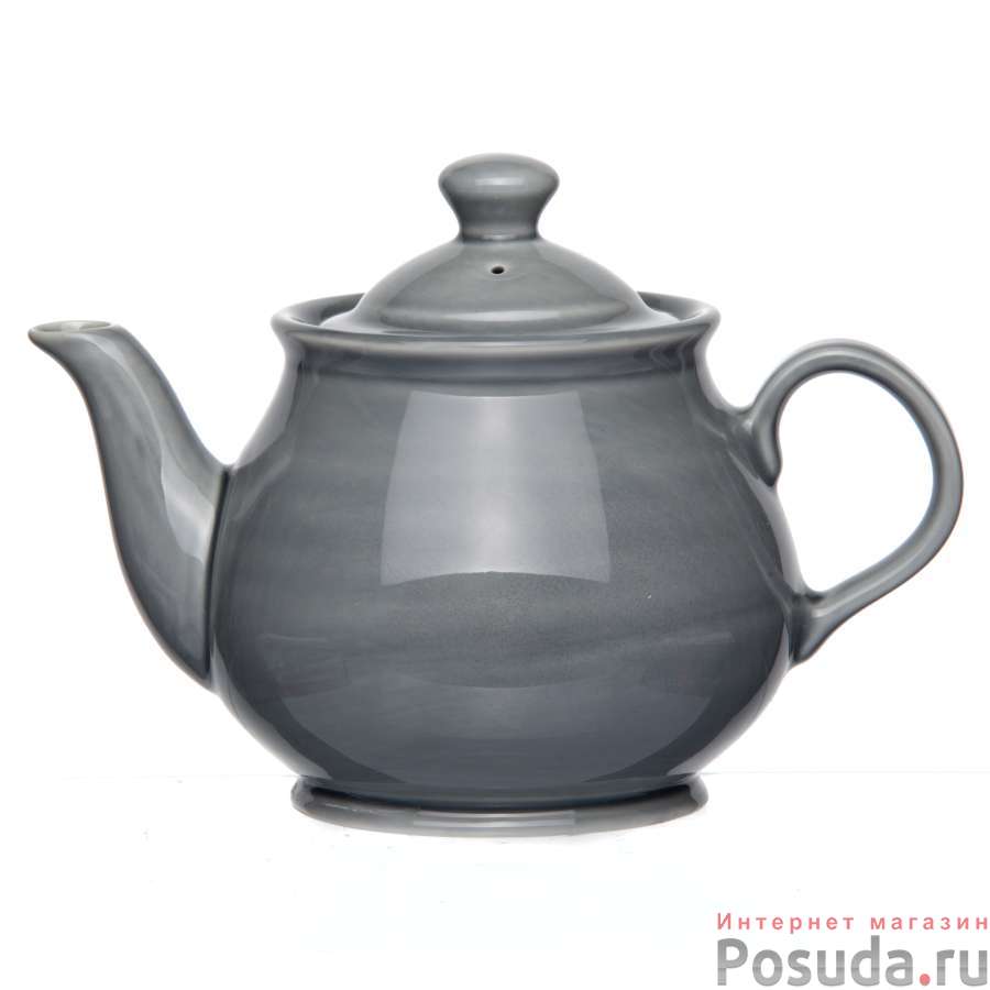 Чайник ф.Классик емк.600 см3 Акварель (темно - серый) 1 сорт
