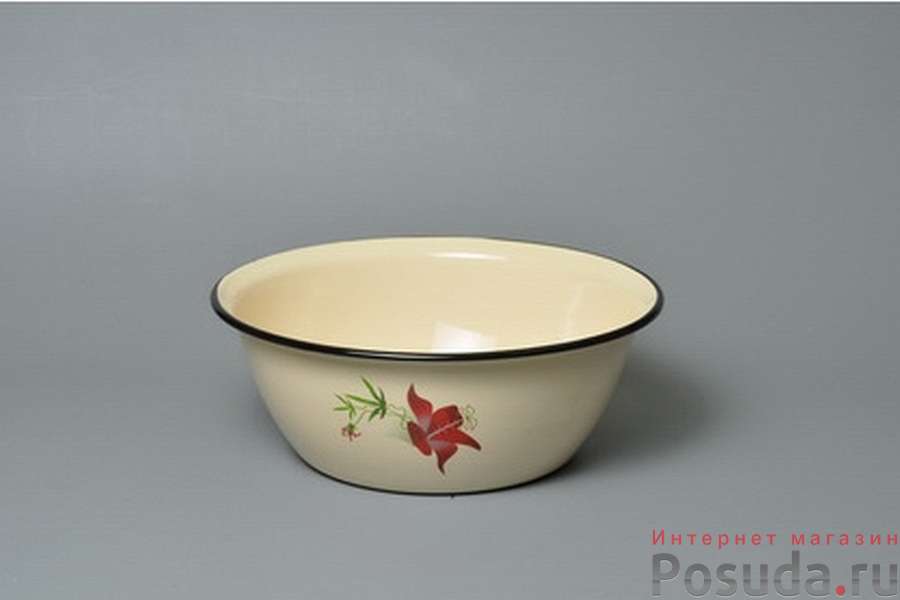 Миска 4,0л с рисунком (цвет и рисунок в ассортименте)