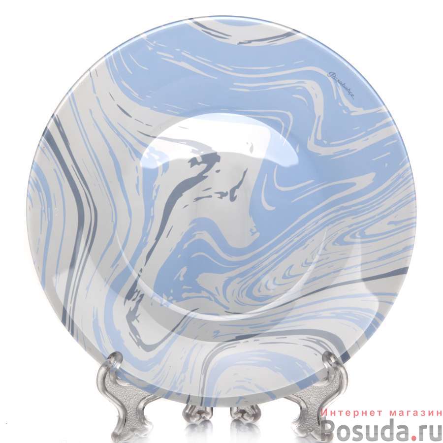 Тарелка упроч.Pasabahce БЛЮ ЛАВА 195 мм (рис.28976)