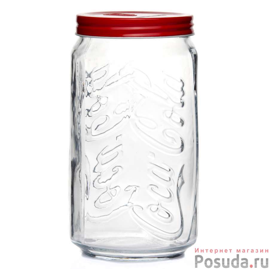 Банка-копилка с металлической крышкой Pasabahce Coca-Cola