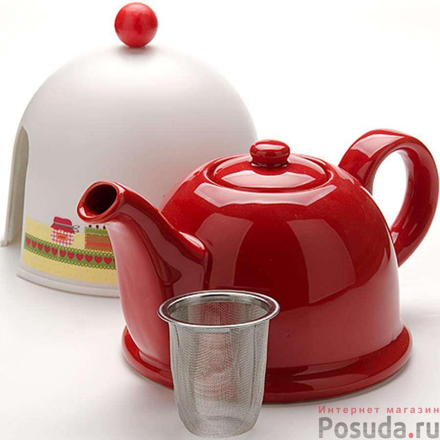 Чайник-завар. 0,8л с термо-колпаком МВ