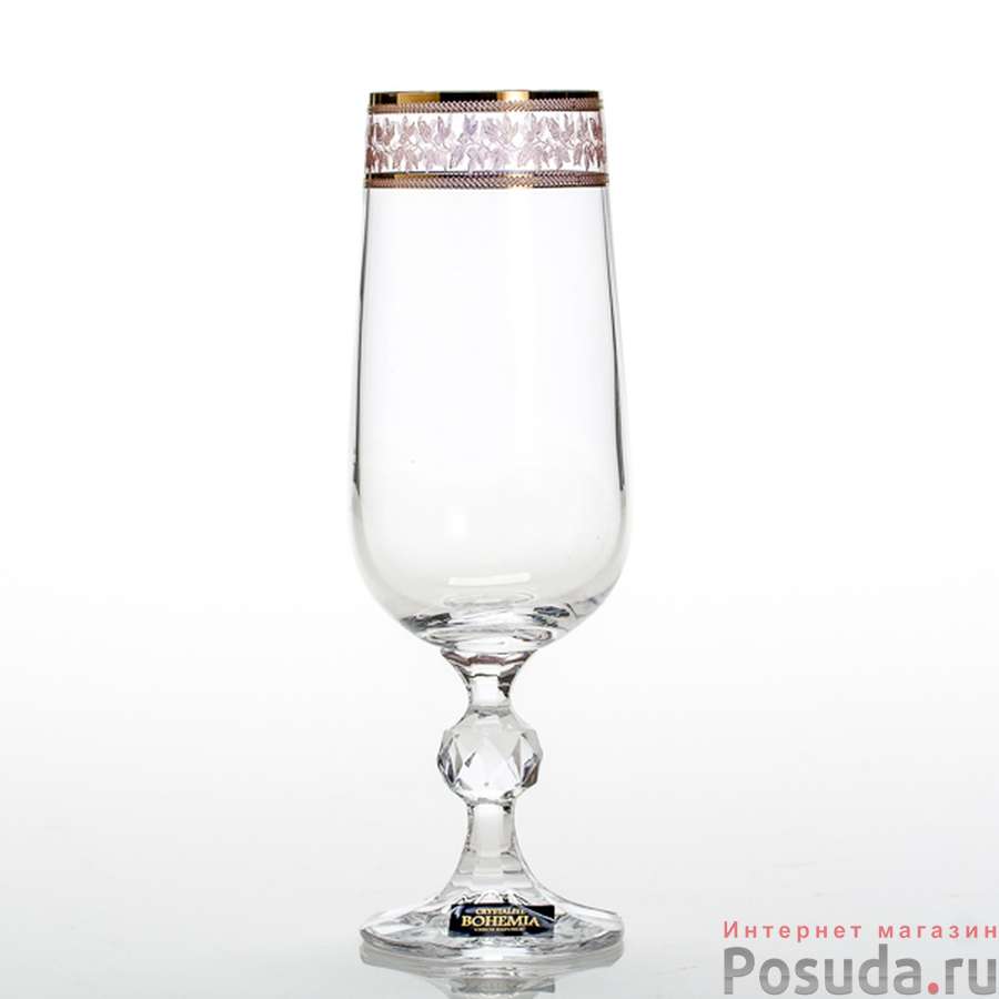 Набор фужеров для шампанского Клаудия 180 мл, 6 шт. (43081К)