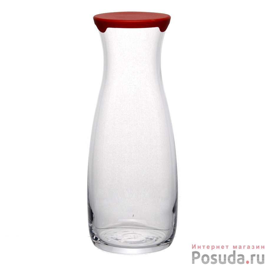 Кувшин 1180мл красная пл. крышка AMPHORA