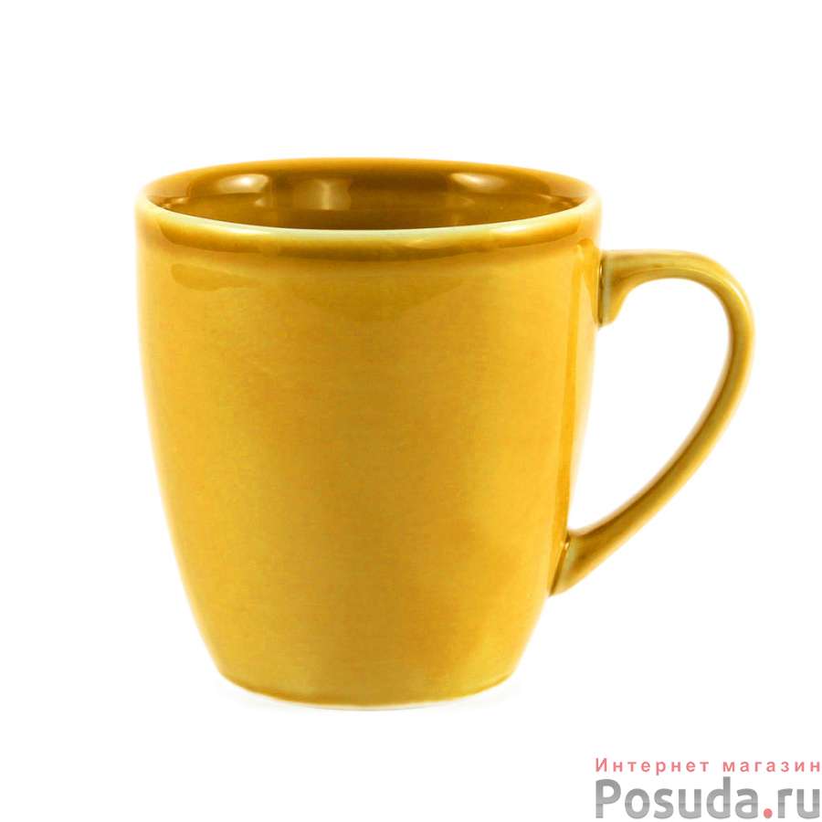 Кружка ф.Классический емк.270 см3 Акварель (желтый) 1 сорт