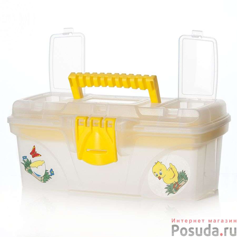 Ящик детский для мелочей (желтый), 324 х 137 х 165 мм