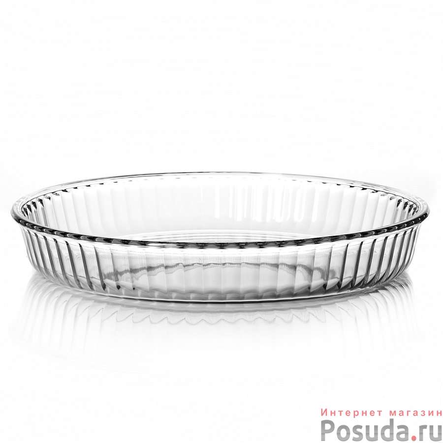 Посуда для свч круглая форма для запекания d=320 мм 2,6л