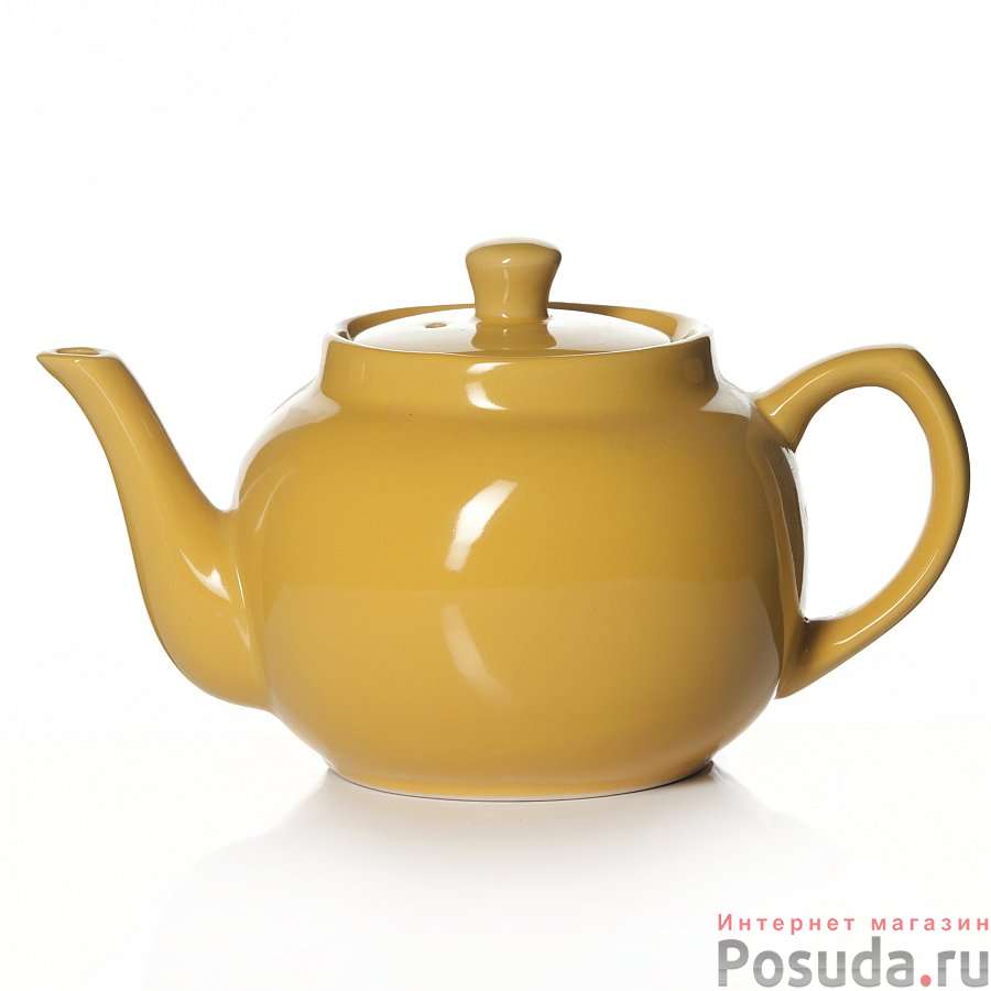 Чайник желтый, объем 1000 мл