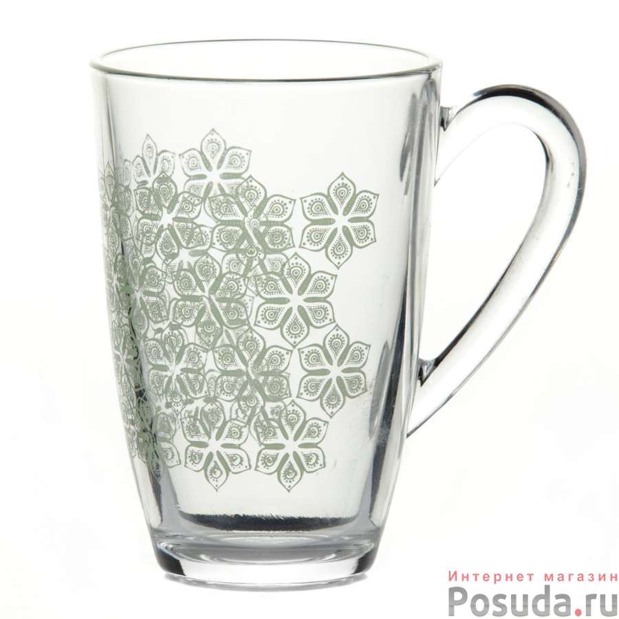 Кружка БОХО 325 мл (цв.зеленый) (рис.28845)