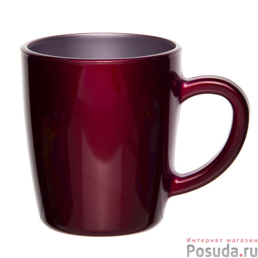 Кружка 340 мл МЕТАЛЛИК ВИШНЯ