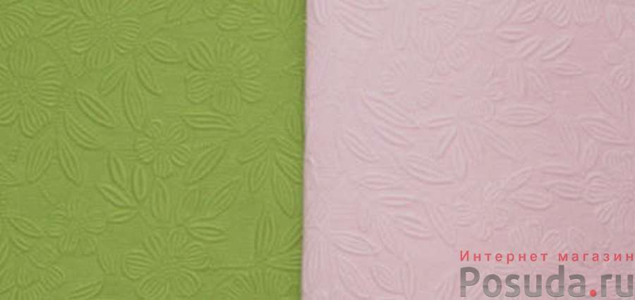 Бумага упаковочная Микс "Handmade", цвет салатовый/розовый 100*70см (1 шт)