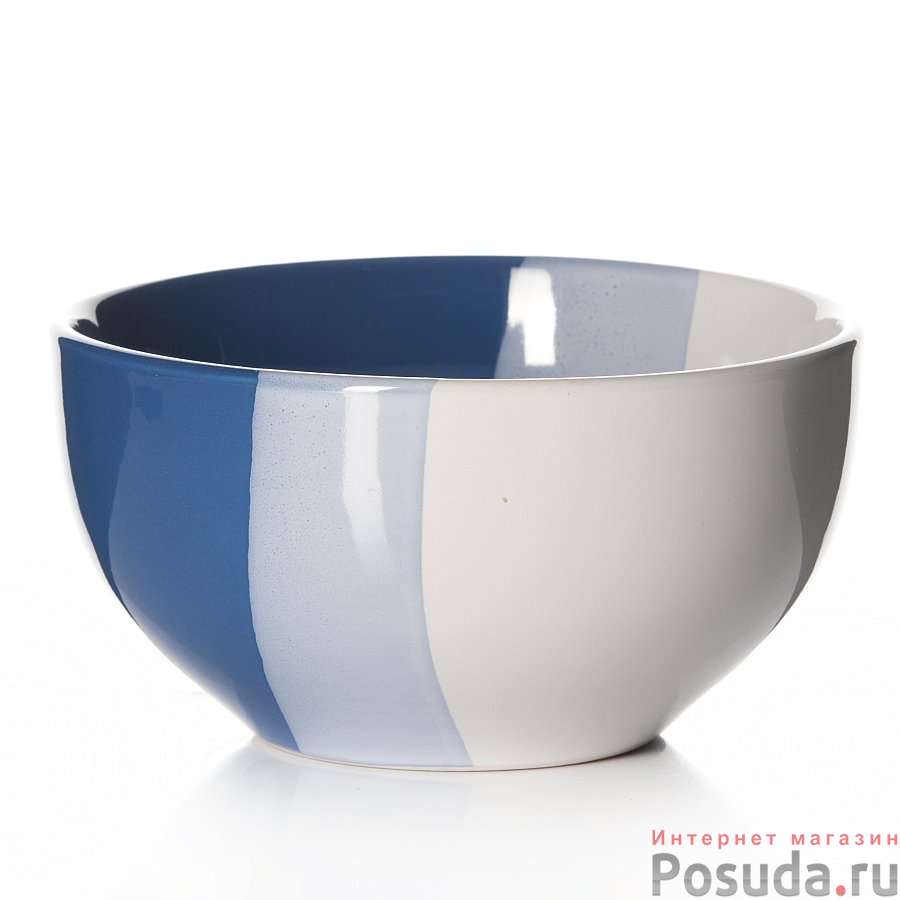 Салатник сине-голубой, диаметр 13,75 см, высота 7,4 см