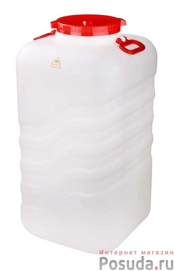 Канистра-бочка с навесными ручками Волна 120 л