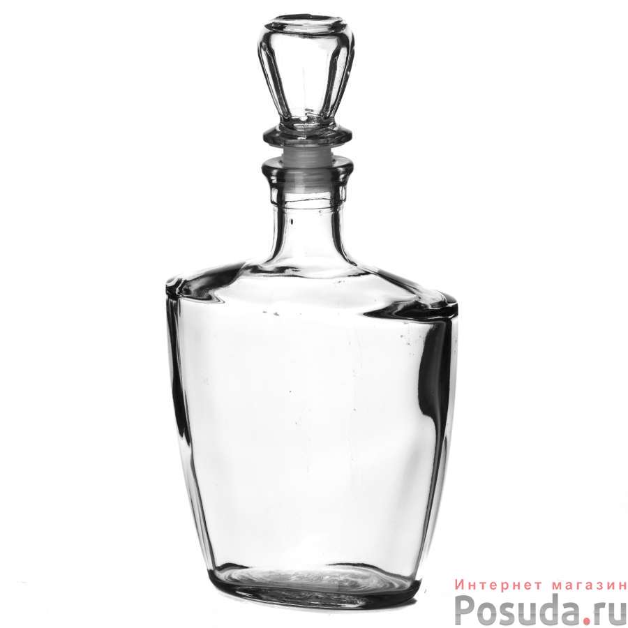 Бутылка из бесцветного стекла Легион 0,5 л (дизайн крышки в ассортименте)