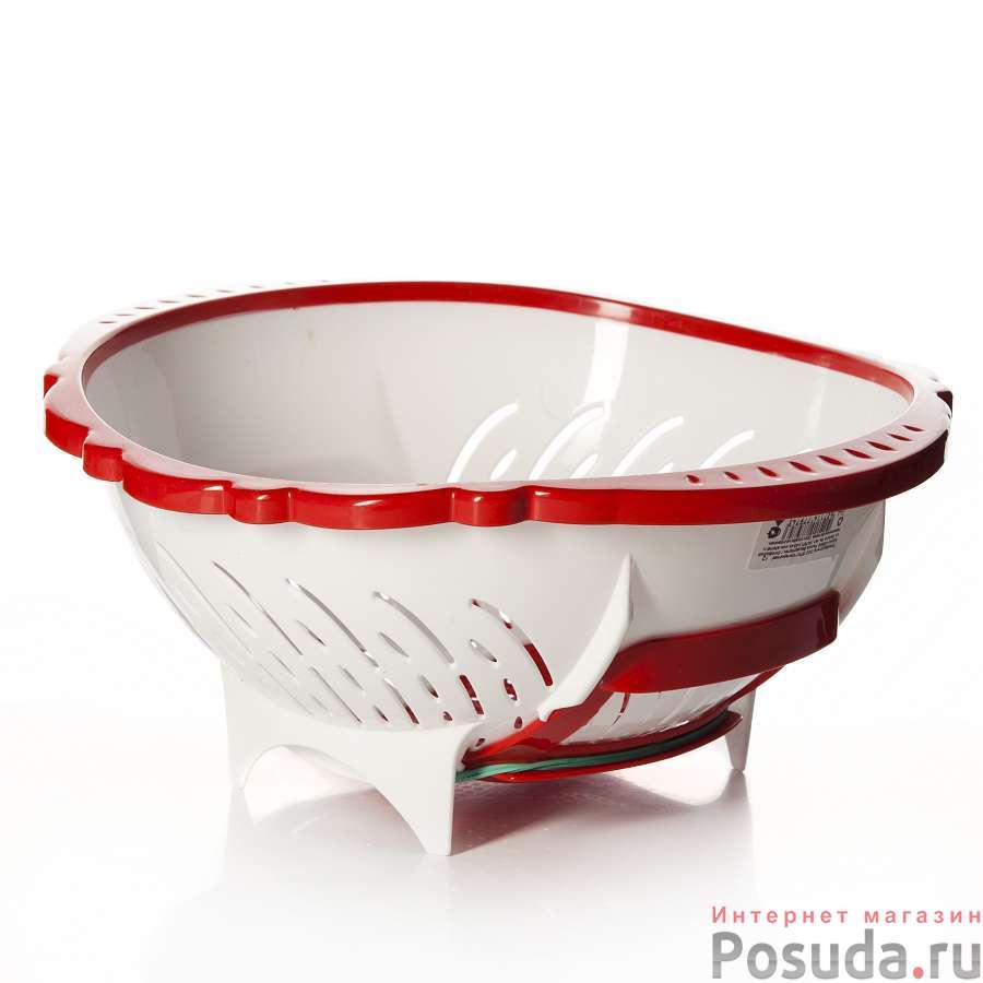 Дуршлаг с раздвижным дном 3 л (цвет в ассортименте)